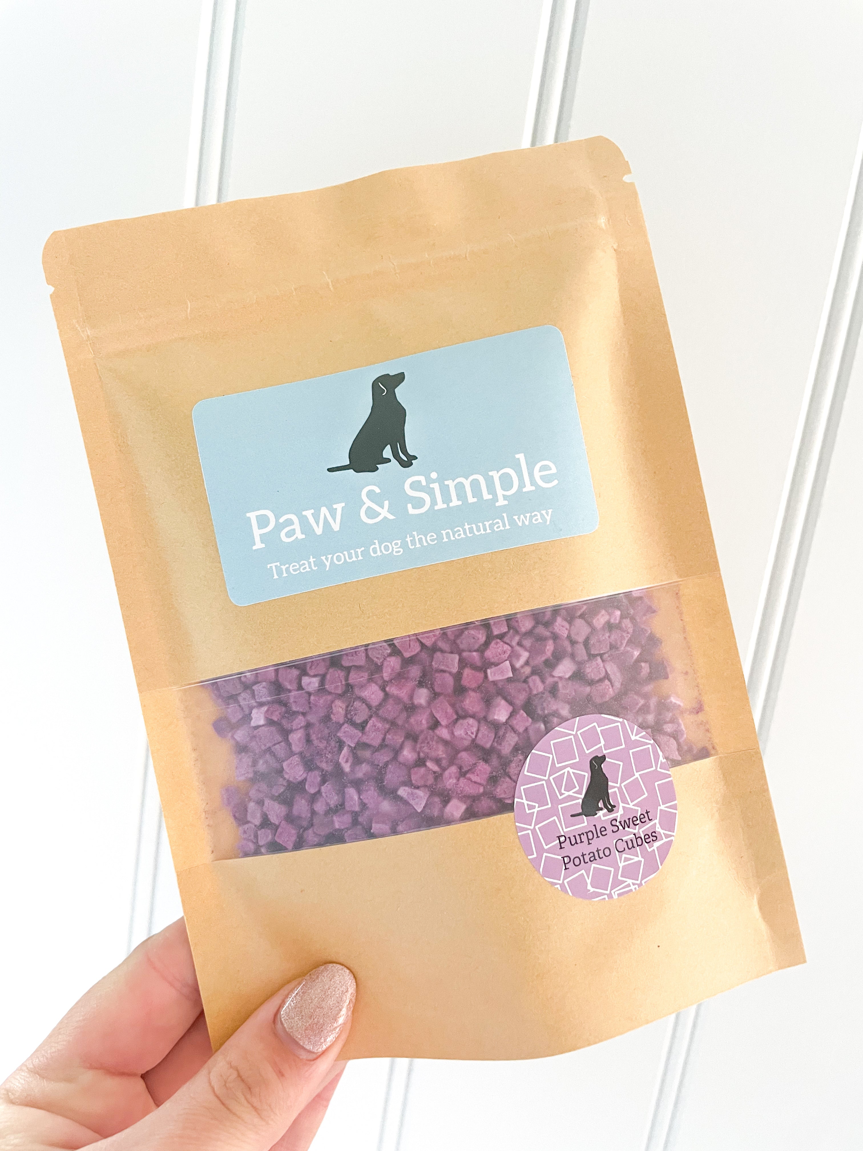 Purple Sweet Freeze Dried Sweet Potato Dog Treats Chicken Purple